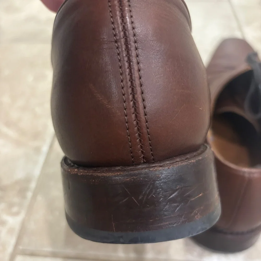 Thursday Boot‎ Co Executive Brown Leather Cap Toe Oxford Dress Shoes Mens 12 US